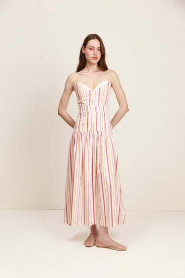 Tangerine Midi Dress