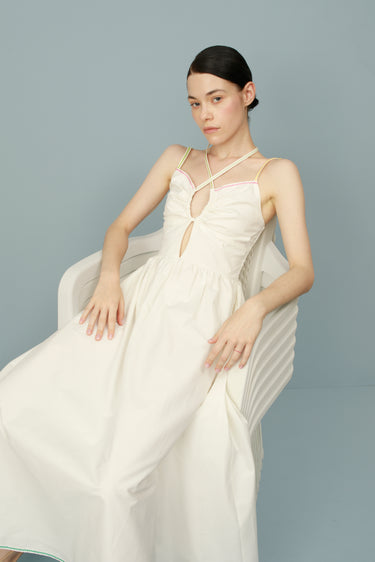 Mitico Dress in white