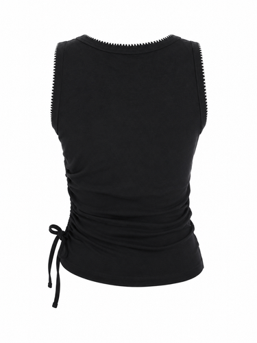 MAIA TANK TOP IN BLACK