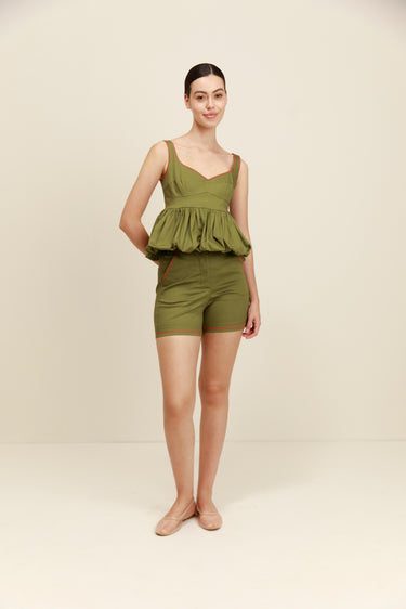 Etereo Top in Olive