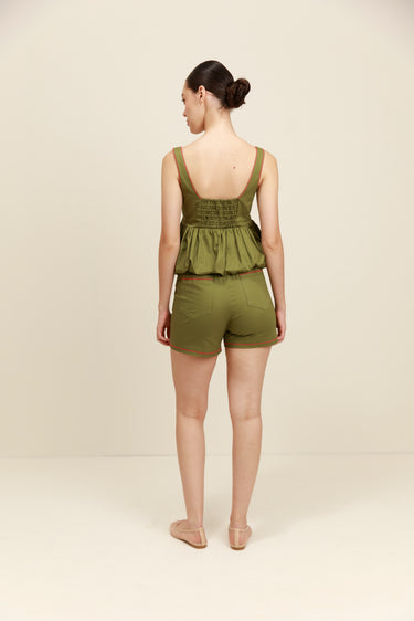 Etereo Top in Olive